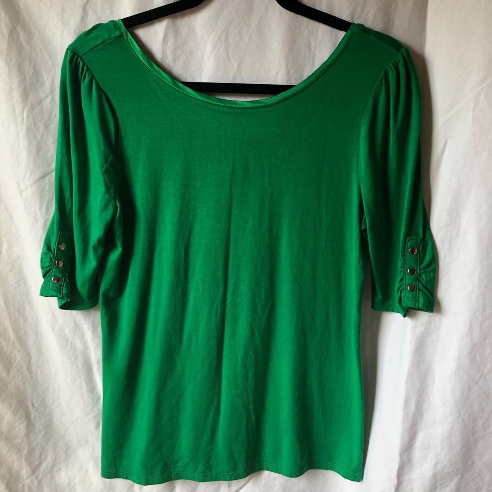Carmen Marc Valvo Green Top